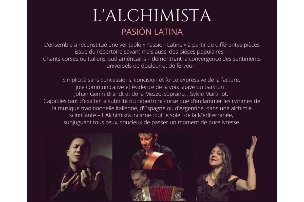 ALCHAMISTA EGLISE DE NIEIGLES MERCREDI 29 JUILLET 2026