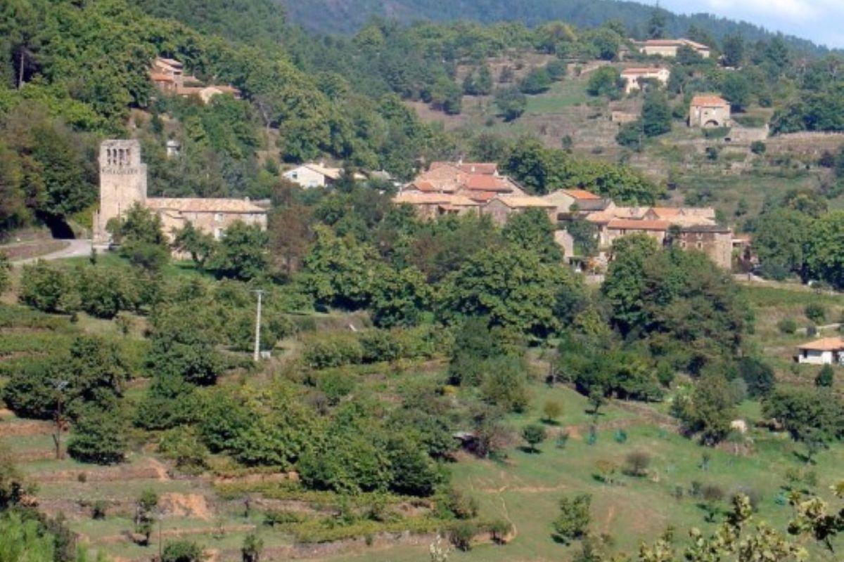 Vue générale de Faugères